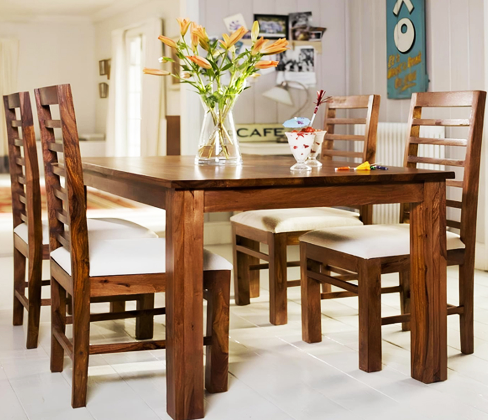 Dining Set 4 Seater Wooden