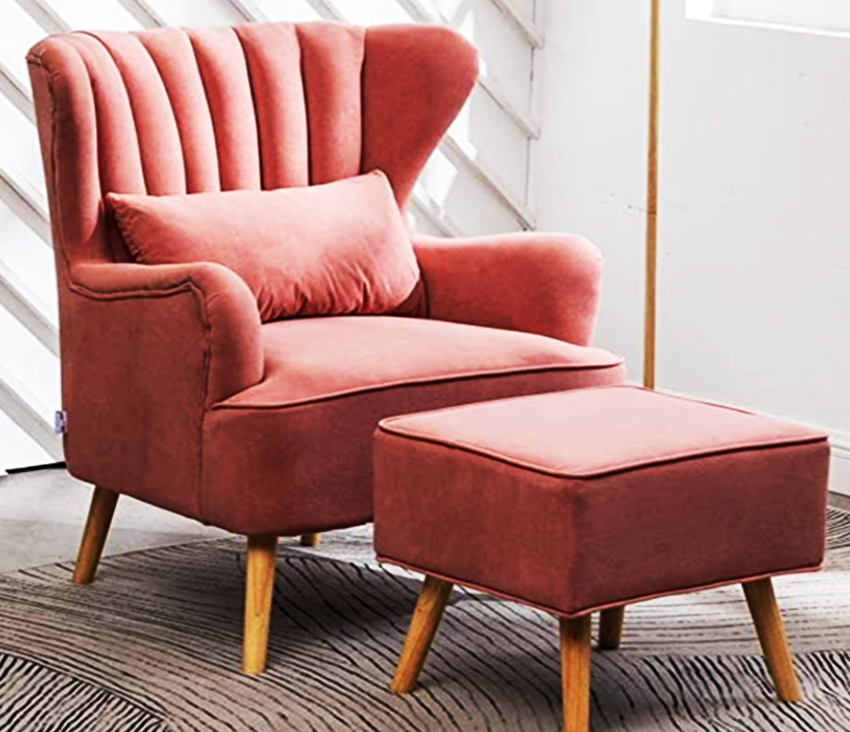 Rest Chair with Ottoman